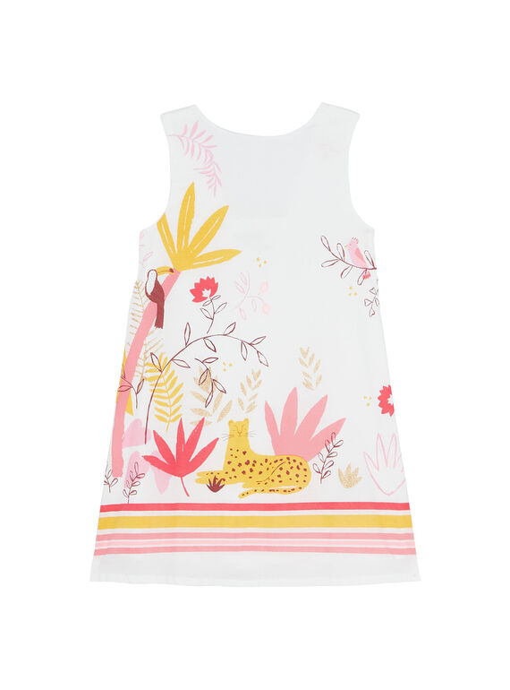 Abito senza maniche con stampa vegetazione e animali JADUROB3 / 20S901O2ROB001