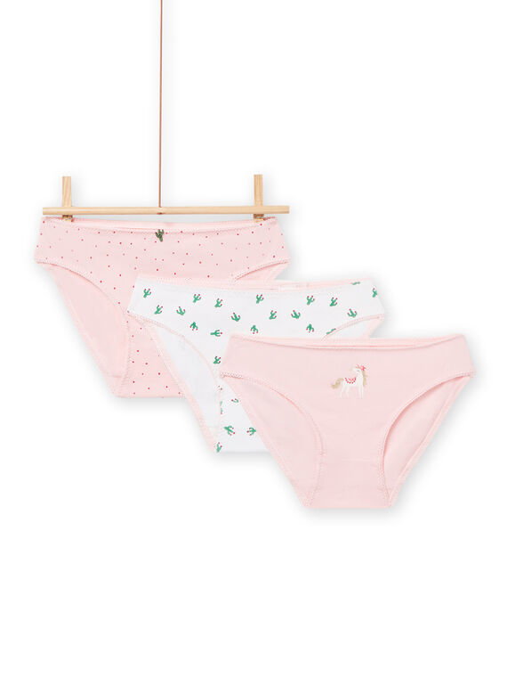 Set 3 slip con motivi fantasia bambina NEFALOTLIC / 22SH11I6D5LD328