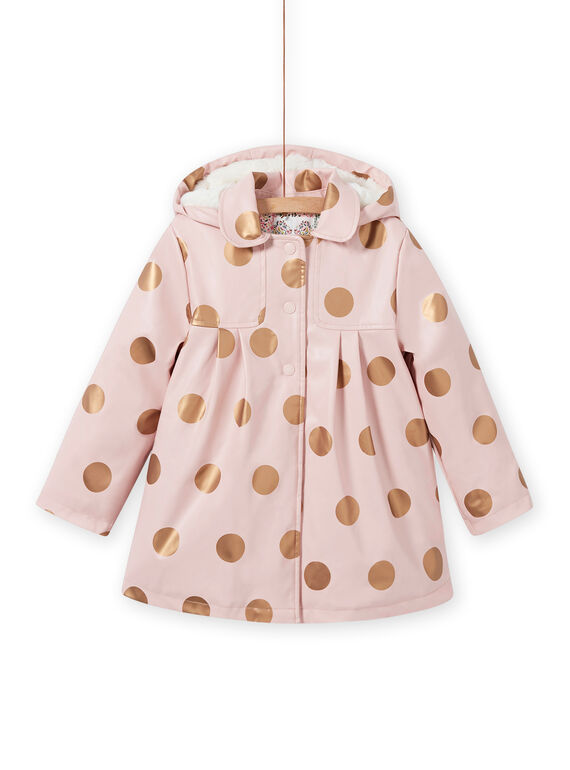 Impermeabile rosa a pois bambina MAPAIMPER / 21W90151IMPD332