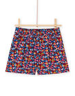 Shorts multicolori con stampa a fiori RAJUNSHORT / 23S901U1SHOC243