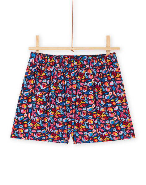 Shorts multicolori con stampa a fiori RAJUNSHORT / 23S901U1SHOC243