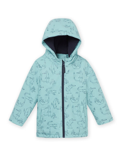 Cappotto con cappuccio e stampa volpe POGROIMP2 / 22W902F2D59C219