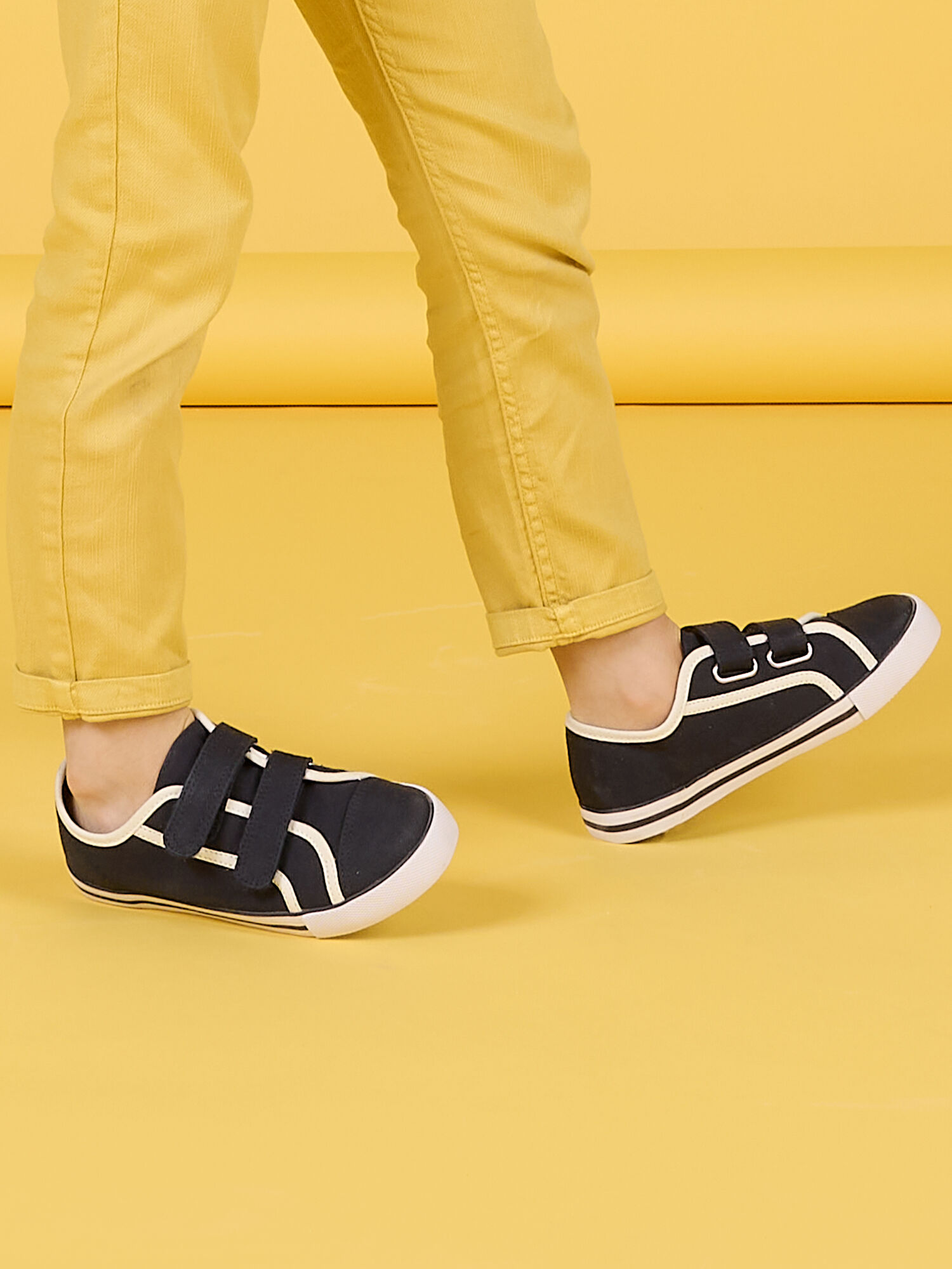 Scarpe tela outlet bianche bambino