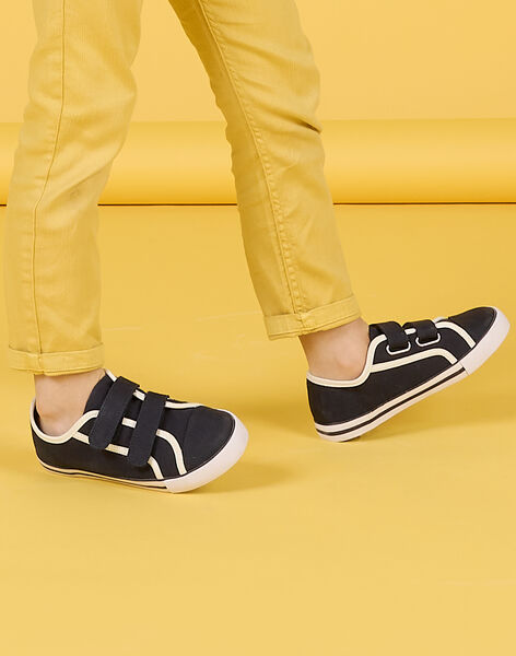 Scarpe da tennis navy e bianche bambino NOTOILNAVY / 22KK3691D16070
