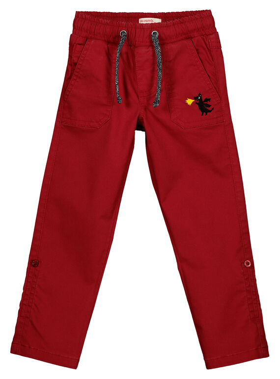 Pantaloni Rossi Rimboccabili GOVEPAN / 19W90221PANF508