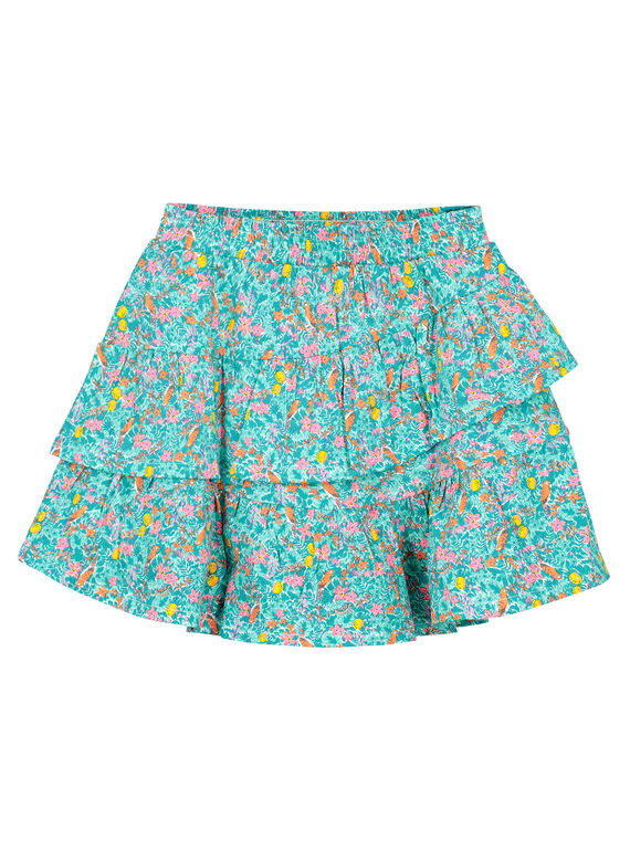 Gonna con volant bambina FACUJUP / 19S901N1JUP000