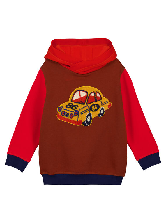Felpa con Cappuccio Tricolore  GOSANSWE / 19W902C1SWE817