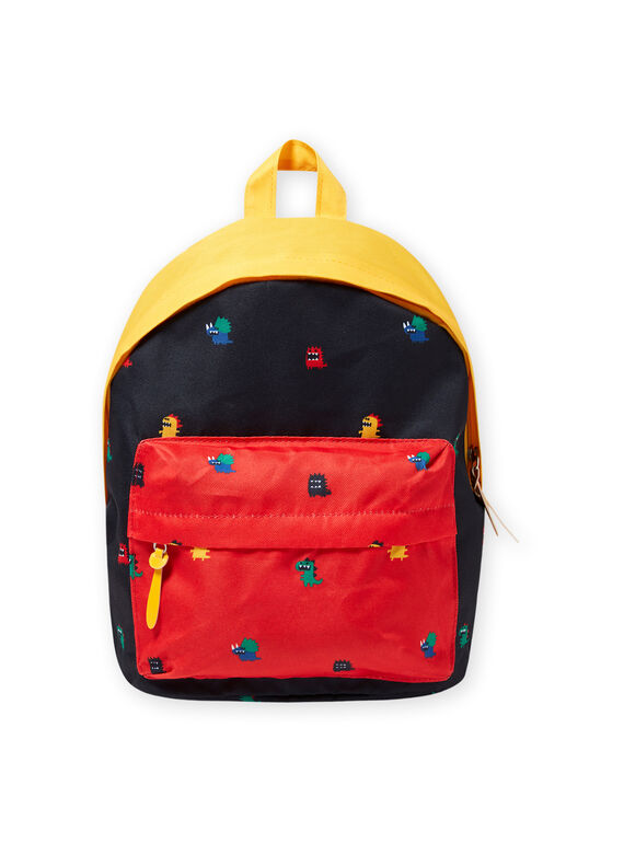 Zaino colorblock con stampa mostro bambino MYOCLASAC / 21WI02G1BES705