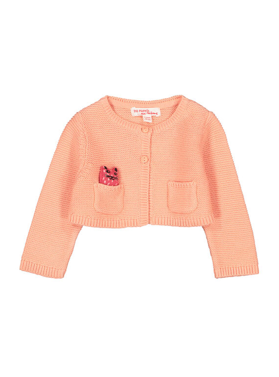 Cardigan neonata FIBACAR2 / 19SG0962CAR404