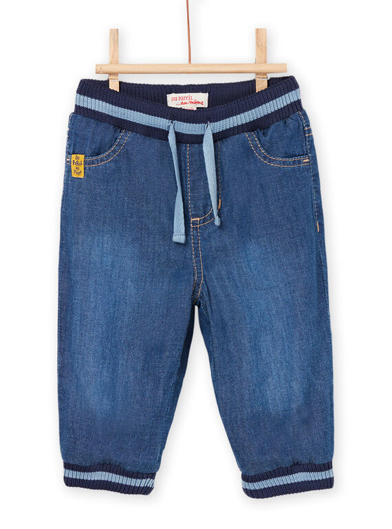 Pantaloni in light denim tinta unita PUJOJEAN / 22WG10D1JEAP274
