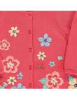 Baby girls' cotton cardigan CIBUCAR2 / 18SG09K2CARF515