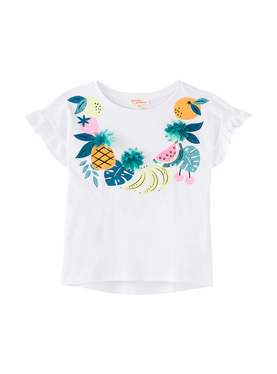 T-Shirt Maniche Corte Bianca JAQUATI1 / 20S901R1TMC000