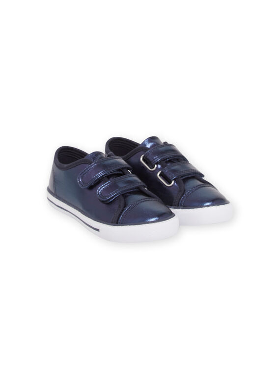 Sneakers navy verniciate bambina NATOILMET / 22KK359AD16070