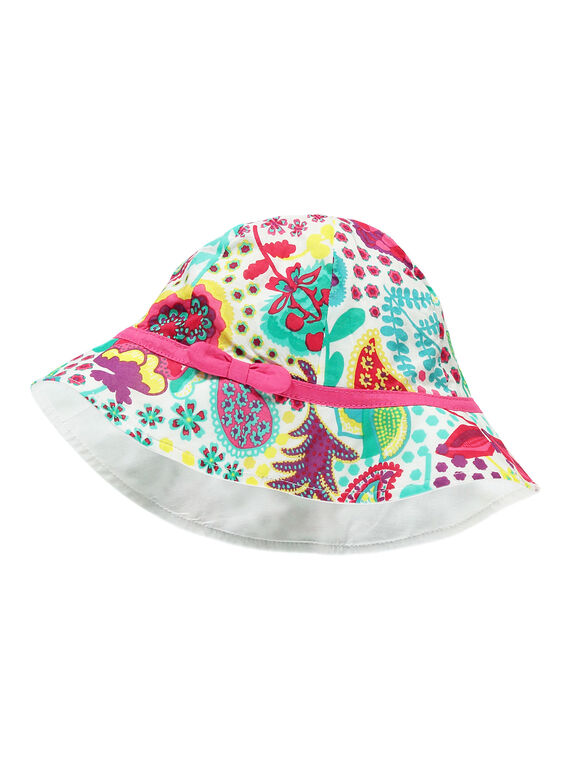 Cappello con stampa bambina FYACAHAT1 / 19SI01D1CHA099