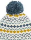 Berretto in jacquard con pompon PYOGROBON6 / 22WI02G2BONA016