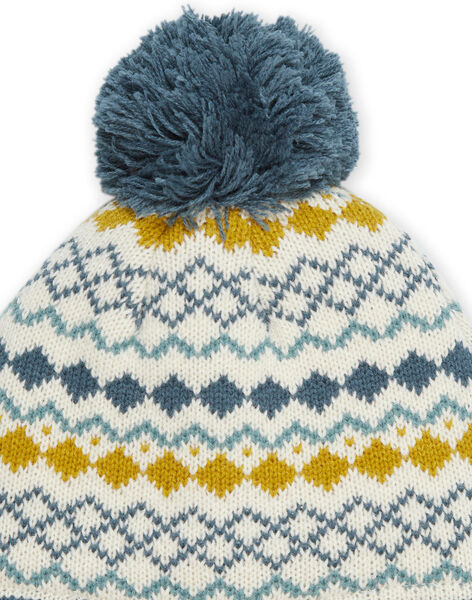 Berretto in jacquard con pompon PYOGROBON6 / 22WI02G2BONA016