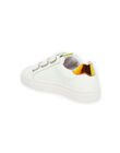 Sneakers bianche con glitter multicolore bambina NABASCELINE / 22KK3532D3F000