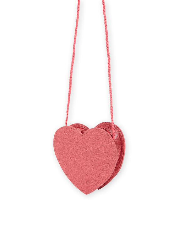 Borsa a tracolla rosso begonia a forma di cuore RYABLEBAG / 23SI0131BES302