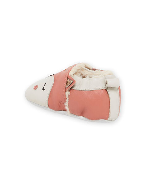 Babbucce stivaletti in pelle morbida con stampa animali PICHOSFOX / 22XK3751D3S030