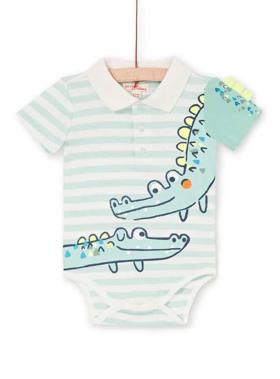 Body verde acqua neonato LUVERBOD / 21SG10Q1BODG632