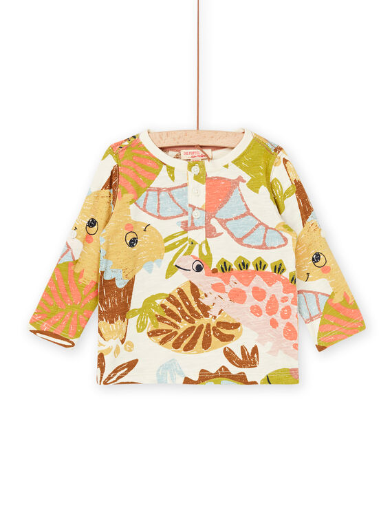 T-shirt con stampa dinosauri RUMAGTUN / 23SG10T1TML003