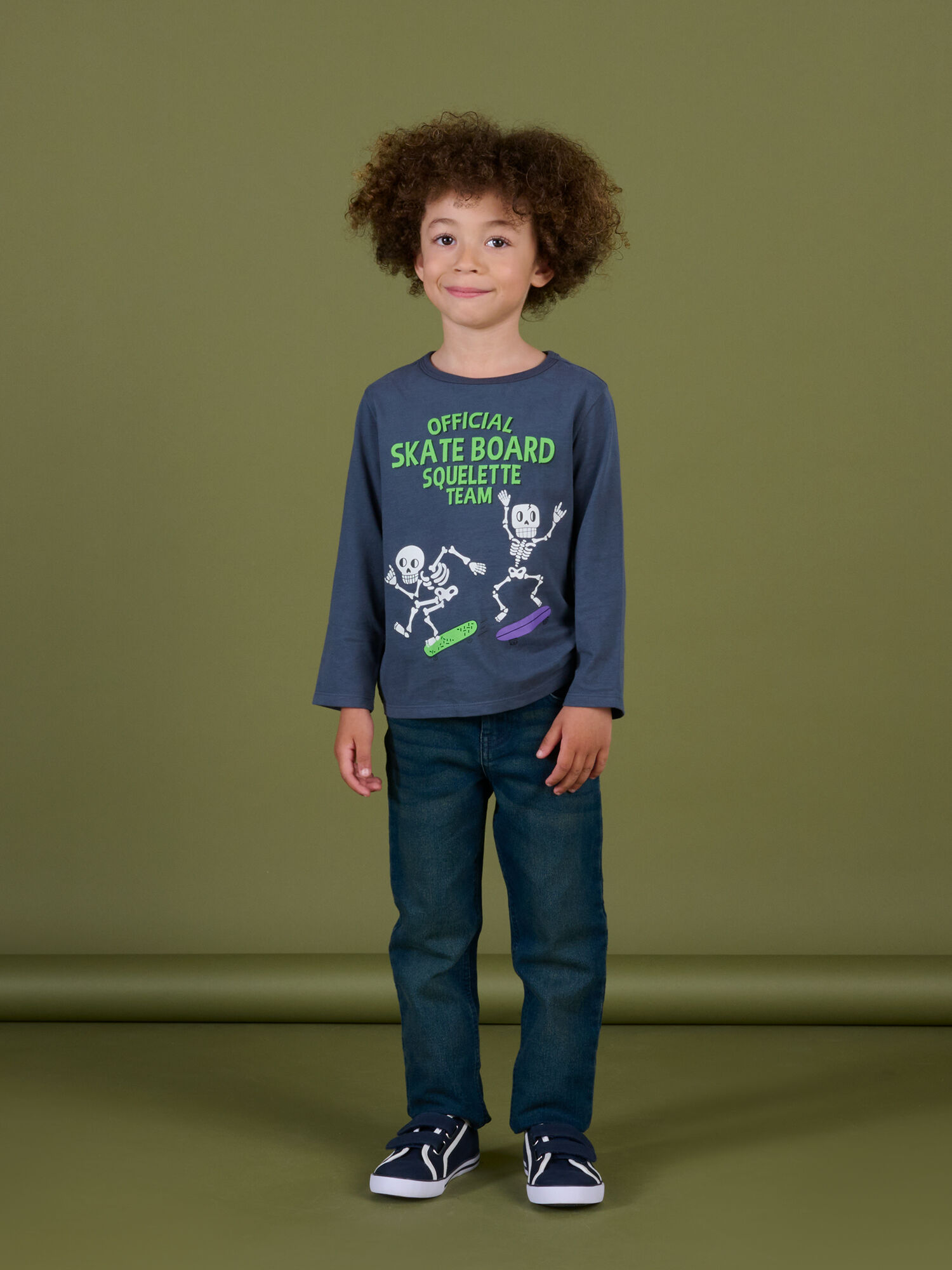 Jeans bambino con elastico in vita new arrivals