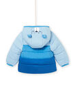 Piumino con cappuccio motivo orsetto PUGRODOU / 22WG10F1D3EC206