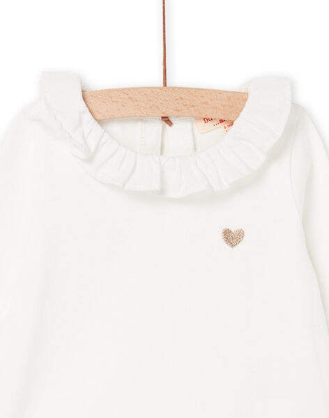 Top con stampa cuore in lurex RIJOBRA1 / 23SG0981BRA001