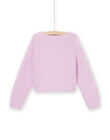 Cardigan in maglia effetto piume PARECAR3 / 22W901T3CAR320