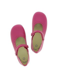 Girls' leather Mary-Janes CFBABSONI2 / 18SK35W5D3I030
