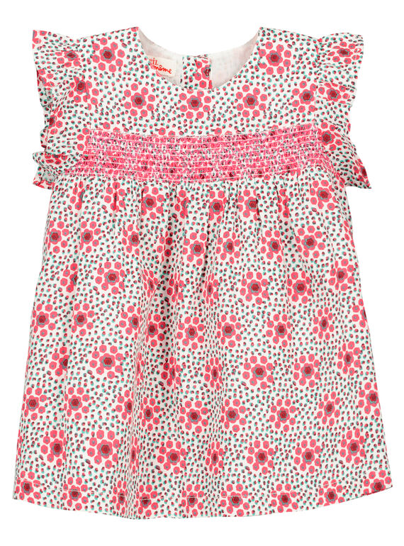 Abito punto smock neonata FICAROB5 / 19SG09D5ROB000