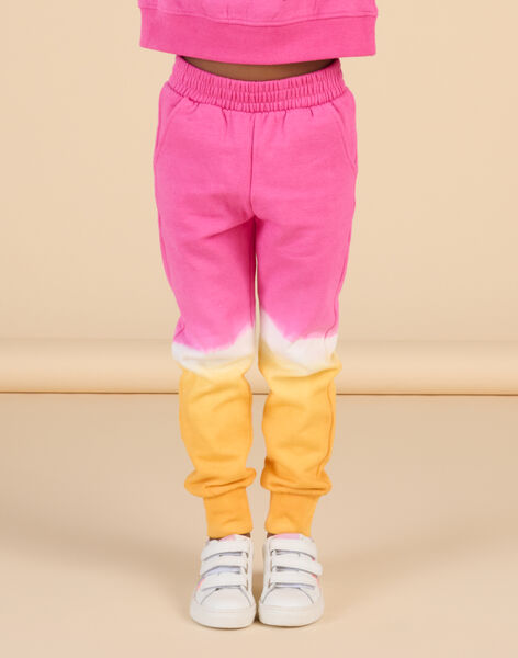 Pantaloni sportivi rosa, bianco e arancione RADAYPANT2 / 23S901M1PAND332