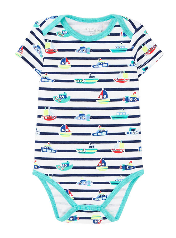 Body neonato maniche corte a righe JEGABODLEF / 20SH14V2BDL000