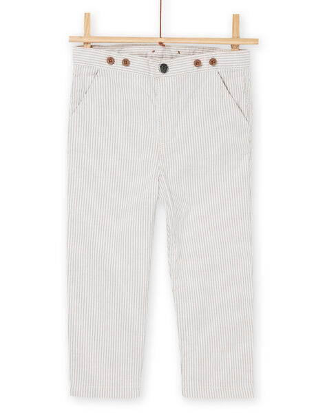 Pantaloni beige con bretelle amovibili RUNEOPAN / 23SG10O1PANI818