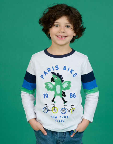 T-shirt con stampa bicicletta fantasia bambino NOGATEE / 22S902O1TML000