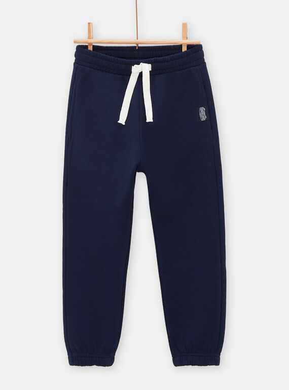 Pantaloni sportivi bambino blu notte TOJOJOB1 / 24S90284JGB705