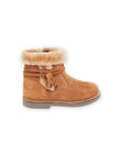 Stivaletti in crosta di pelle con collo imbottito PABOTTRESS / 22XK3591D10804