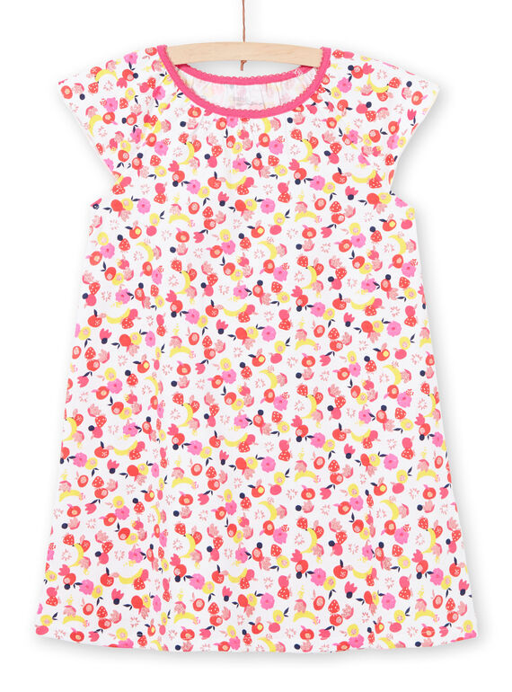 Camicia da notte bianca bambina LEFACHUFRU / 21SH11C1CHN000