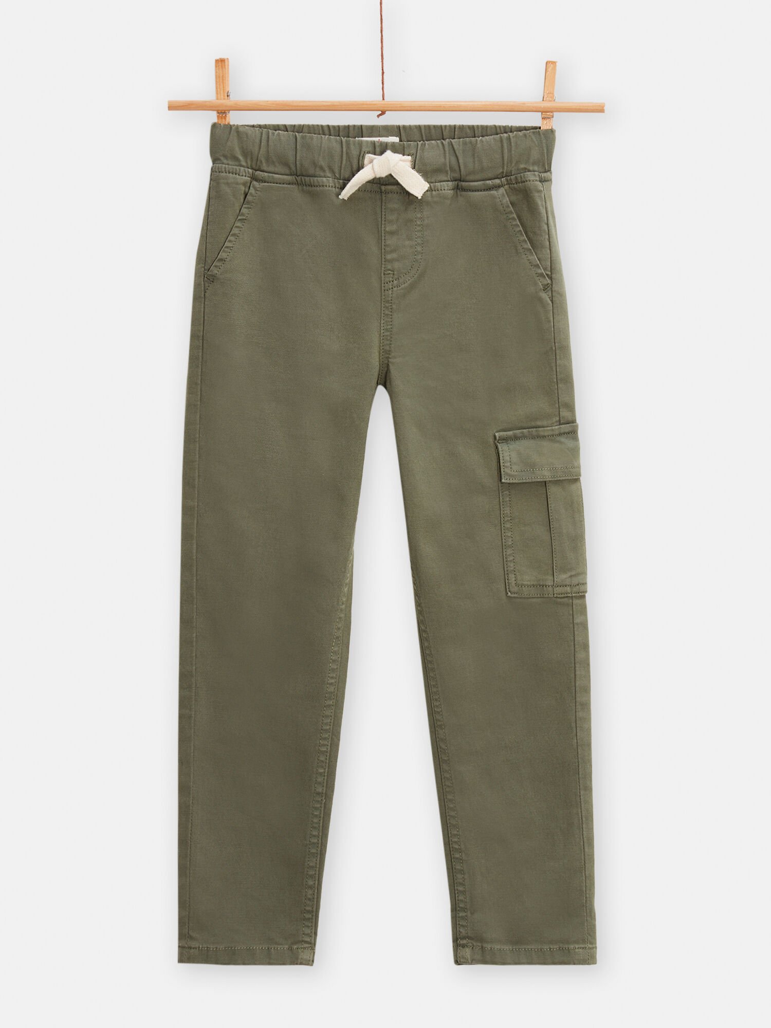 Pantaloni cargo verdi bambino acquisto online Pantaloni DPAM