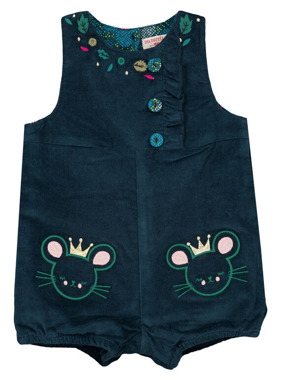 Pagliaccetto neonata turchese. GITUSAL / 19WG09Q1SAC714