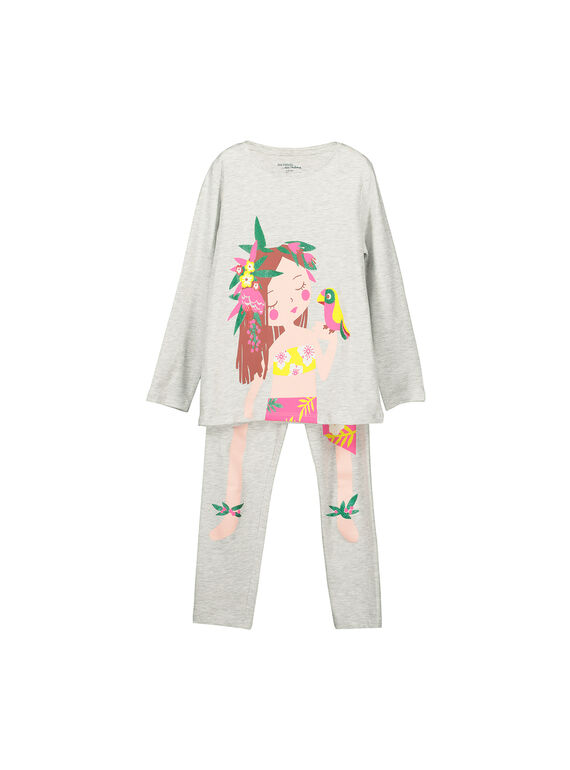 Pigiama in cotone bambina FEFAPYJTAH / 19SH1173PYG943