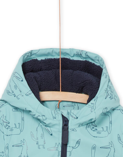 Cappotto con cappuccio e stampa volpe POGROIMP2 / 22W902F2D59C219