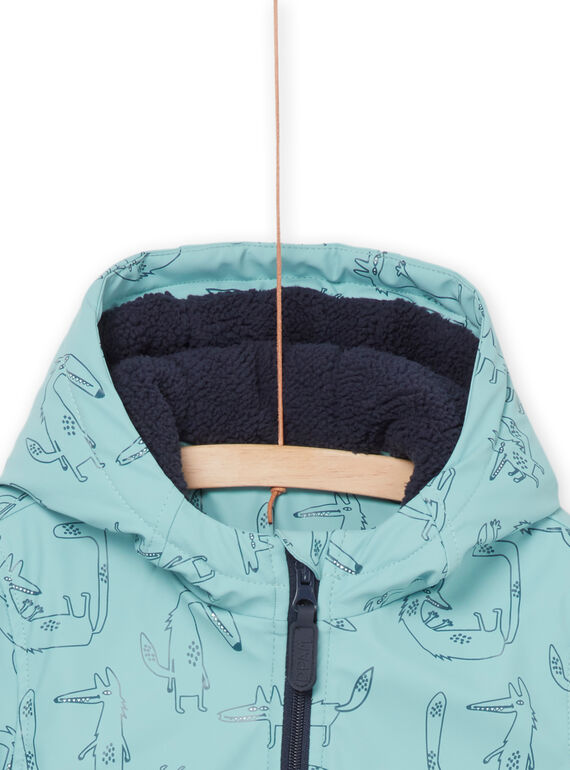Cappotto con cappuccio e stampa volpe POGROIMP2 / 22W902F2D59C219