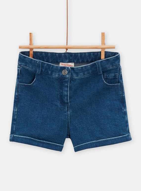 Shorts in jeans blu metodo bambina TAJOSHORT1 / 24S90192SHOP274