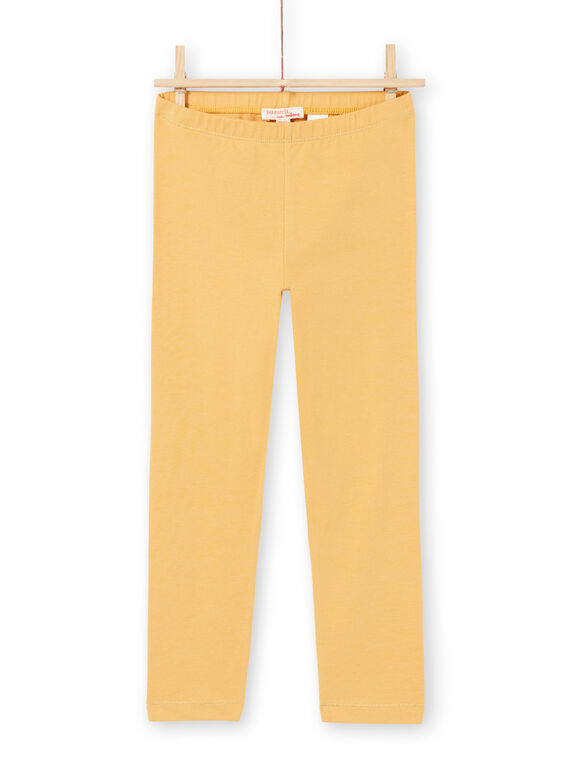 Leggings gialli bambina MYAJOLEG2 / 21WI0112CALB106