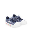 Sneakers in tela denim con patch fulmine ROTOILMIX / 23KK3674D16C201