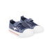 Sneakers in tela denim con patch fulmine