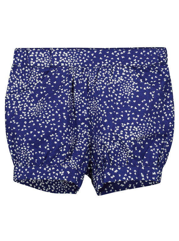 Shorts con stampa in cotone neonata FINESHO / 19SG09B1SHO703