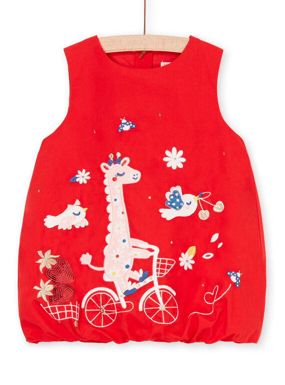 Abito rosso neonata LICANROB4 / 21SG09M2ROBF505