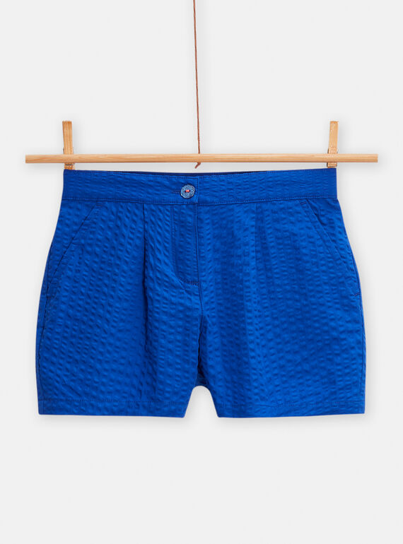 Shorts blu bambina TAPASHORT / 24S90121SHOC207